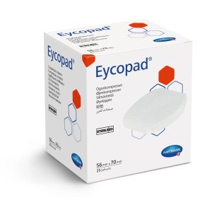 Eycopad oogkompres steriel, 56 x 70 mm, 25 stuks