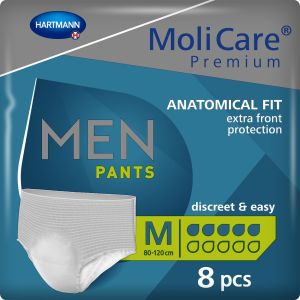 MoliCare Premium MEN PANTS M, 5 druppels, 8 stuks