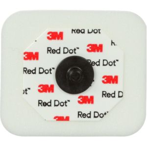 3M Red Dot Elektrode foam basis klevende gel - röntgendoorlaatbaar 3,5 x 4 cm