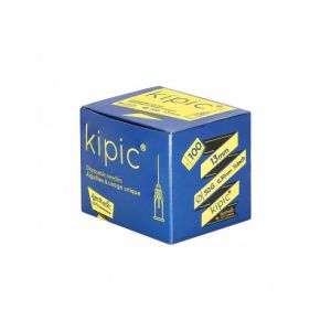 KIPIC injectienaald 30G x 13 mm, geel, steriel Luer-Lock, 100 stuks