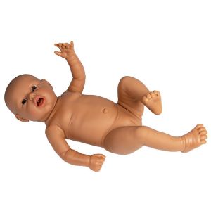 Oefenbabymodel voor oudereducatie, meisje, medium huid, 2,4 kg