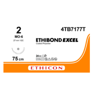 Ethibond Excel 2groen/2wit 2, MO-6 naald, 4TB7177T, 24 stuks
