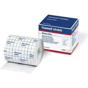 Fixomull Stretch fixatiepleister 10 cm x 10 m, per stuk