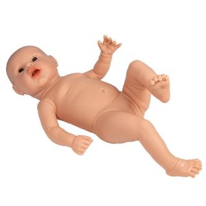 Oefenbabymodel voor oudereducatie, meisje, lichte huid, 2,4 kg