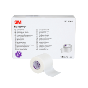 3M Durapore hechtpleister 9,14 m x 2,5 cm, 12 rollen