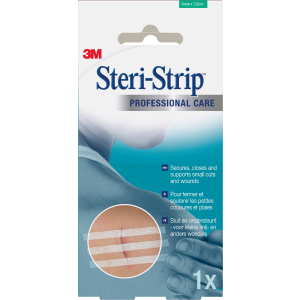 3M Steri-Strip niet-steriele versterkte wondsluitingen 6 x 38 mm, 6 strips