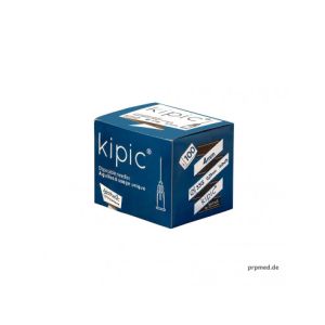 KIPIC injectienaald 33G x 4 mm, donkergrijs, steriel Luer-Lock, 100 stuks