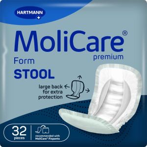 MoliCare Premium Form STOOL blauw, 69 x 31 cm, 32 stuks