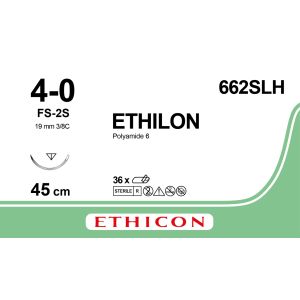 Ethilon zwart 4-0, FS-2S naald, 662SLH, 36 stuks