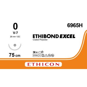 Ethibond Excel groen 0, V-7 naald, 6965H, 36 stuks