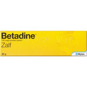 Betadine jodium zalf 100 mg/g, 30 gram
