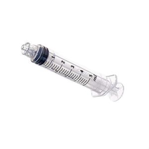 BD Plastipak 3-delige injectiespuit 5 ml Luer-Lok, 125 stuks