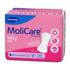 MoliCare Premium lady pad, 1 druppel, 12 stuks