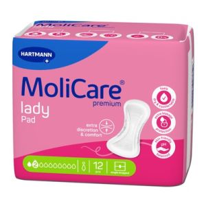 MoliCare Premium lady pad, 2 druppels, 12 stuks