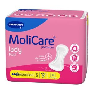 MoliCare Premium lady pad, 3 druppels, 12 stuks