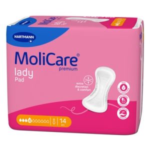 MoliCare Premium lady pad, 4 druppels, 14 stuks
