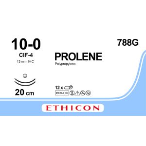 Prolene blauw 10-0, CIF-4 naald, 788G, 12 stuks