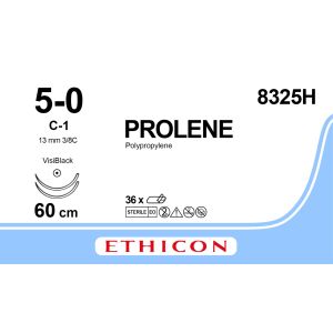 Prolene blauw 5-0, C-1 VB naald, 8325H, 36 stuks