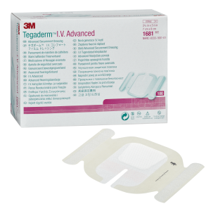 3M Tegaderm I.V. transparante infuuspleister 7 x 8 cm, 100 stuks