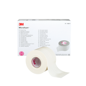 3M Microfoam Chirurgische Hechtpleister 2,5 cm x 5 m, 12 st.
