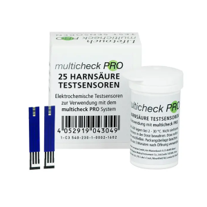 Lifetouch multicheck PRO urinezuur teststrips, 10 stuks