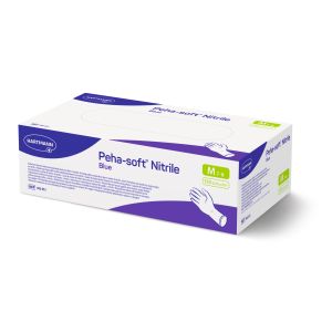 Peha-soft nitrile handschoenen blauw XL, 150 stuks