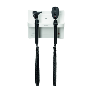 Heine EN 200 wandtransformator met K180 F.O. otoscoop (LED) en K180 oftalmoscoop (LED)