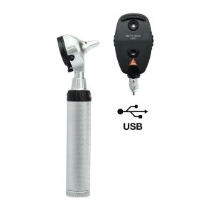 Heine BETA4 USB oplaadbaar handvat met USB-kabel en voeding (3.5V LED)