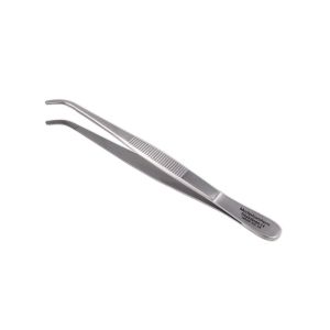 Anatomisch pincet 14 cm gebogen RVS