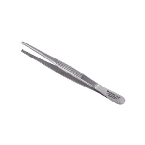 Chirurgisch pincet 1x2 tanden 13 cm recht RVS