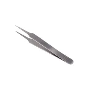 Horlogemakers pincet recht spits schouder model 11 cm RVS