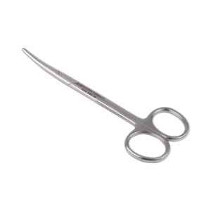 Metzenbaum prepareerschaar stomp/stomp 16 cm gebogen RVS