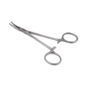 Mosquito arterieklem anatomisch 12 cm gebogen RVS