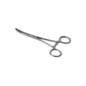 Pean arterieklem 16 cm gebogen RVS