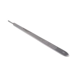 Scalpel handle nr. 3, lang model 21 cm RVS