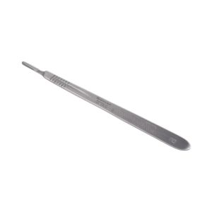 Scalpelheft RVS nr. 4, 21 cm (lang model)