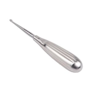 Volkmann scherpe lepel #3 = diam. 7 mm, RVS