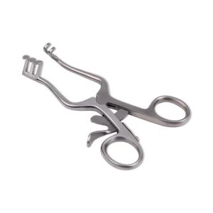 Weitlaner wondspreider 2x3 tanden stomp, 10 cm RVS