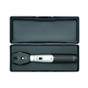 Heine mini 3000 oftalmoscoopset, batterijhandvat met batterijen, harde koffer 2.5V LED