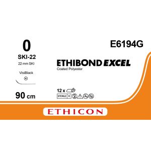 Ethibond Excel wit 0, SKI-22 VB naald, E6194G, 12 stuks