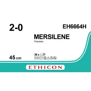 Mersilene groen 2-0, EH6664H, 36 stuks