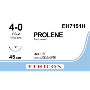 Prolene blauw 4-0, FS-2 naald, EH7151H, 36 stuks