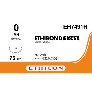 Ethibond Excel groen 0, MH naald, EH7491H, 36 stuks