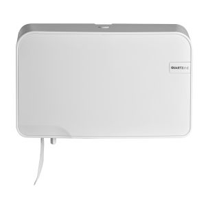 Quartz White Duo Toiletrolhouder, Compact