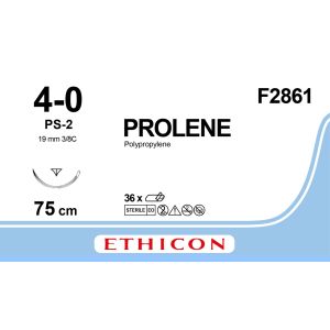 Prolene CLR 4-0, PS-2 PRIME naald, F2861, 36 stuks