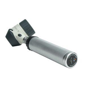 Heine DELTA 20T dermatoscoop met contactplaat met schaalverdeling, BETA4 USB oplaadbare handvat, USB-kabel