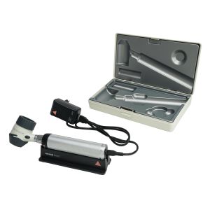 Heine DELTA 20T dermatoscoop met USB oplaadbaar handvat, USB kabel en netadapter