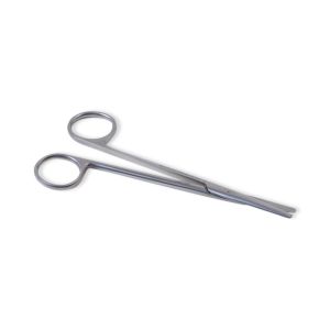 Metzenbaum linkshandige prepareerschaar stomp/stomp 16 cm recht RVS