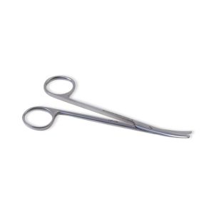 Metzenbaum linkshandige prepareerschaar stomp/stomp 16 cm gebogen RVS