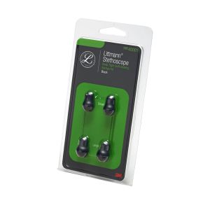 3M Littmann Reserveonderdelen kit, SnapOn oordopjes met zachte afdichting, zwart, groot en klein
